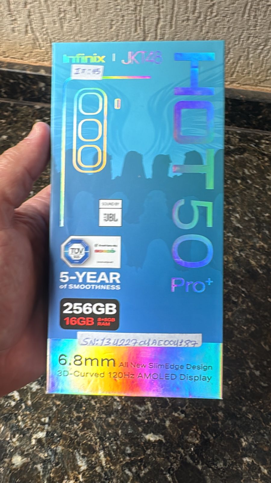 SMARTPHONE INFINIX HOT50 PRO 8GB RAM 256GB ROM/13422704AE004187 INDONESIA///