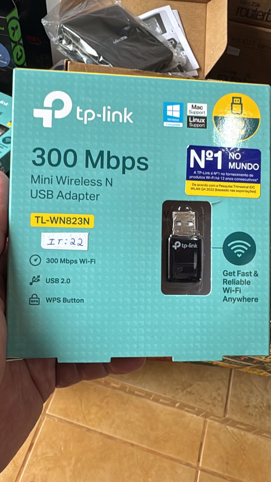 ADAPTADOR USB TP-LINK TL-WN823N 224A4W9012691 CHINA///